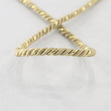 Шнур витой PEGA, бежевый, 4 мм. Арт 845211940DA722          