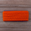 Мерсеризованное хлопковое кружево, 15 мм, цвет оранжевый. Арт 1798/17                 