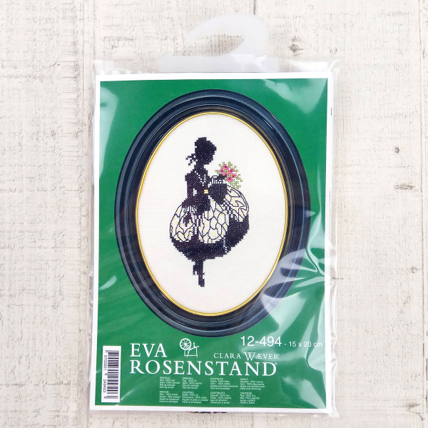 Набор для вышивания "Дама с букетом" (силуэт). Арт 12-494                  