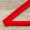 Косая бейка хлопок, 20 мм, 20 м, цвет 14, красный. Арт 6598-20мм-14