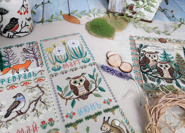 Набор для вышивания "12 месяцев". Арт 11.002.26