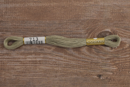 Мулине COSMO однотонный цвет  713       . Арт 25-6/713       