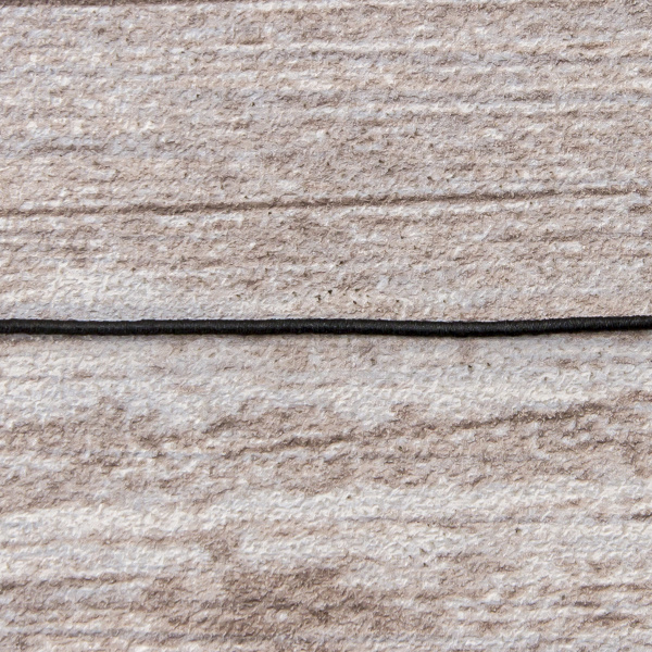 Резинка шляпная SAFISA, 1,3 мм, 25 м, цвет 01, черный. Арт 4730-1,3мм-01