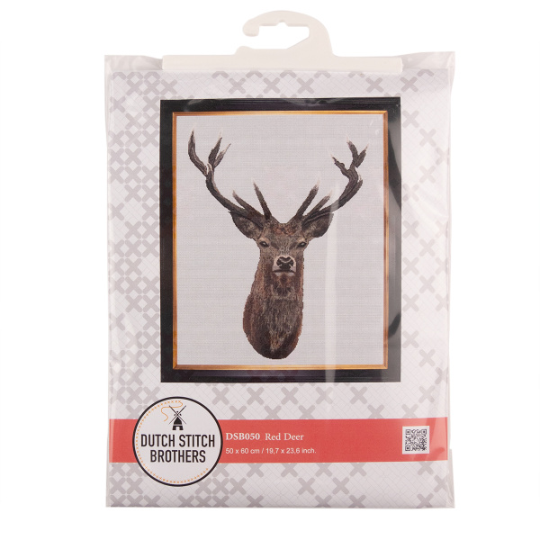 Набор для вышивания "Олень", канва лён 32 ct. Арт DSB050