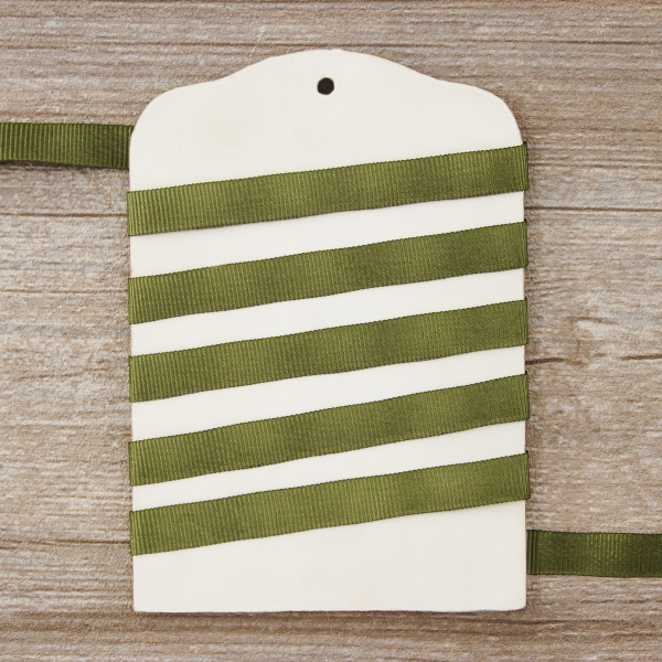 Лента репсовая SAFISA, 10 мм, 25 м, цвет 26 хаки темный. Арт 350-10мм-26