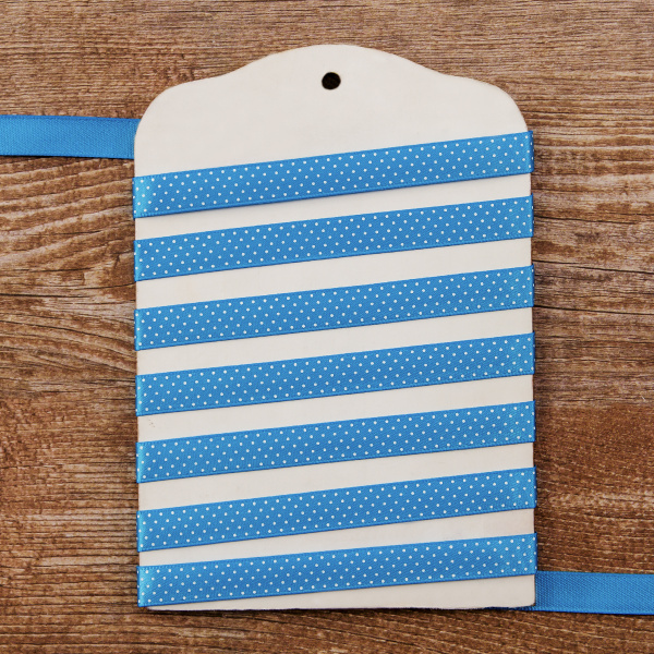 Лента в рулоне для скрап-проектов, цвет бирюзовый. Арт ANT378407