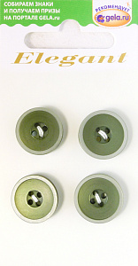 Пуговицы ELEGANT. Арт 14832-15-AB/04/4