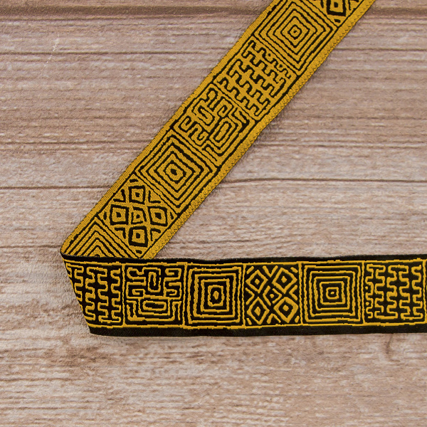 Лента жаккардовая SAFISA, 20 мм, 15 м, цвет 01. Арт 9273-20мм-01