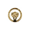 Пуговица DISBOTON, размер 40 цвет C/GOLD1 D 079. Арт 3329140GOLD10D