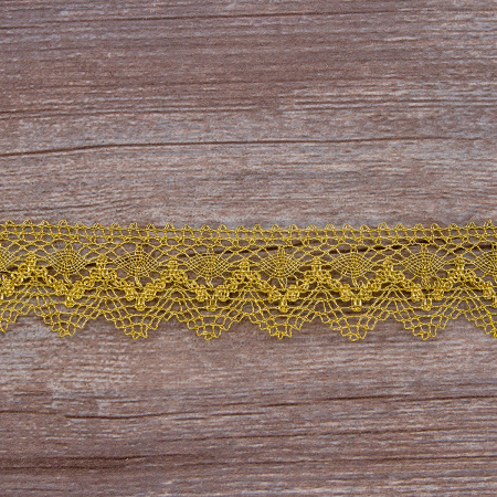 Кружево, 36 мм, золотой. Арт 3201/28