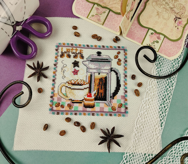 Набор для вышивания  "Френч пресс". Арт 13.003.59