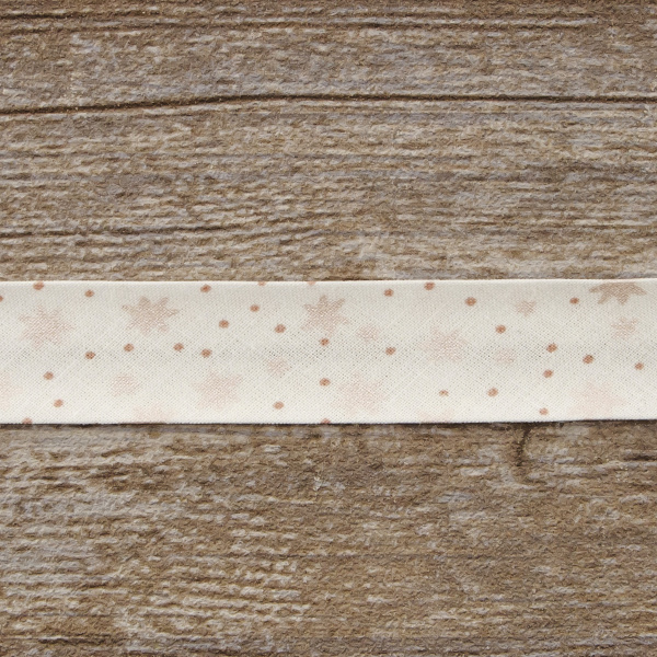 Косая бейка с рисунком SAFISA, арт.6594, 20 мм, 20 м, цвет 01. Арт 6594-20мм-01