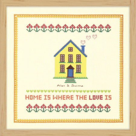 Набор для вышивания "Дом желтого цвета". Арт 2870702