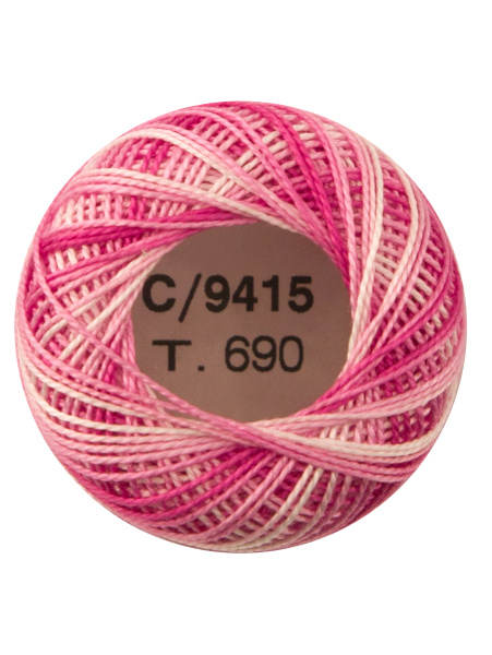 Мулине "Finca Perle"(Жемчужное"), №12,мультиколорный цвет 9415. Арт 00009/12/9415           