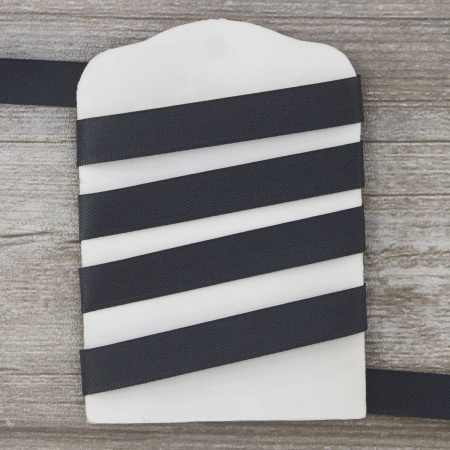 Тесьма брючная PEGA, цвет графит, 15 мм. Арт 815744215G4043          