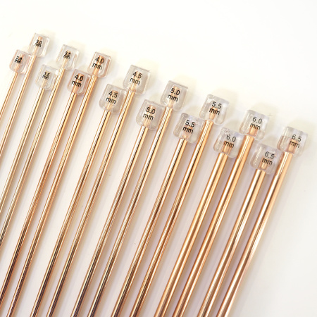 Набор спиц прямых алюминиевых Hemline, 35 см. Арт +T35300650/RG