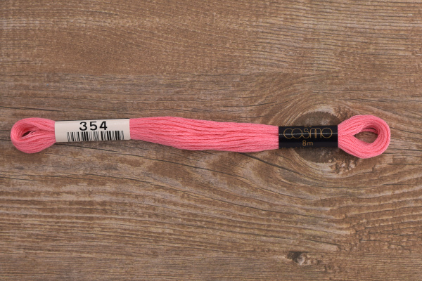 Мулине COSMO однотонный цвет  354       . Арт 25-6/354       