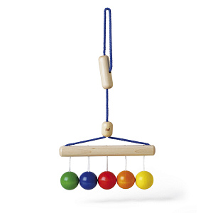 Игрушка для малышей дизайнерская NAEF BASIC "Baby Balls" 0+, натуральное дерево, 13,5 см