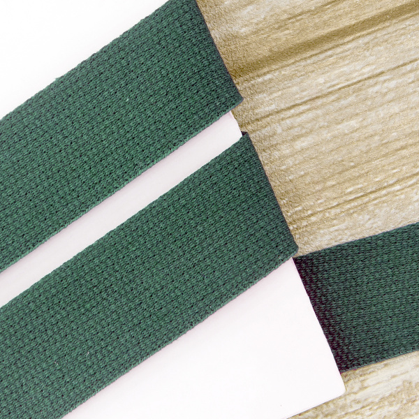 Тесьма ременная (стропа) PEGA темно-зеленая, 30 мм. Арт 834111530.8845