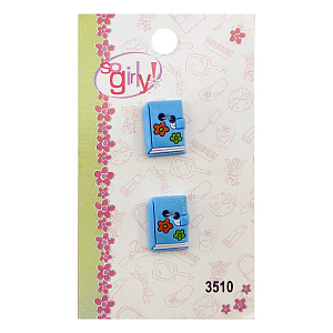 Прорезиненые пуговицы "So Girly". Арт 3510                    