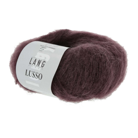 Пряжа Lusso, 36% шерсть, 27% шёлк, 19% верблюжья шерсть, 18% мохер, 25 г, 180 м. Арт 945.0080