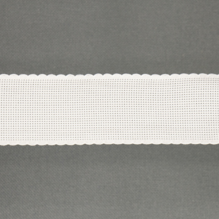 Лента канвовая Aida для вышивания 14 ct ширина 5 см. Арт 7107/1                  