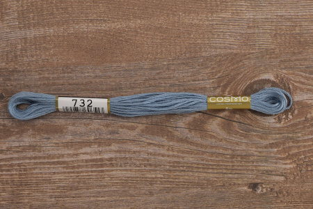 Мулине COSMO однотонный цвет  732       . Арт 25-6/732       