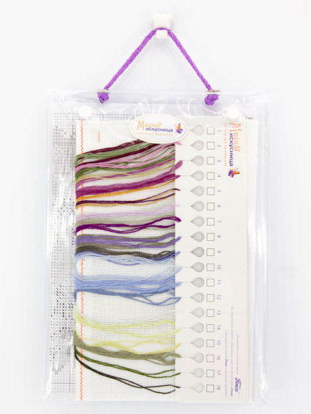 Набор для вышивания "Синий виноград" по рисунку С. Амес. Арт 04.009.11