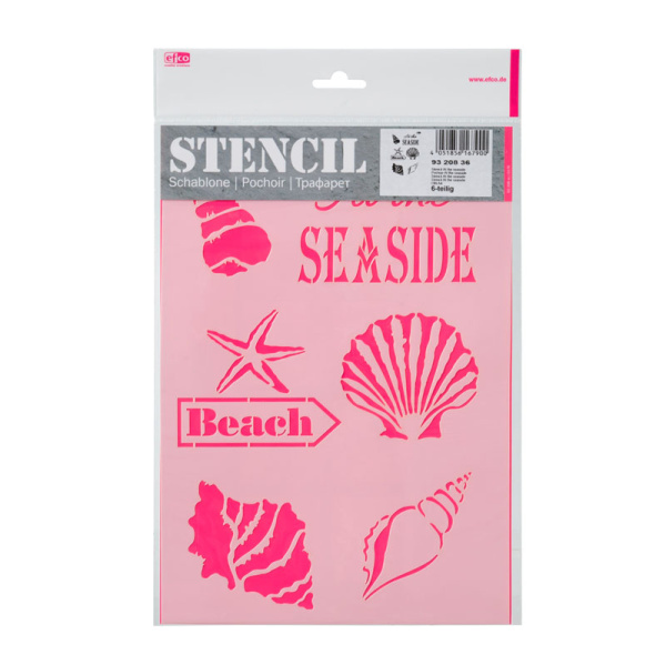 Трафарет "На берегу моря". Арт 9320836
