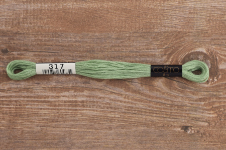 Мулине COSMO однотонный цвет  317       . Арт 25-6/317       