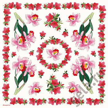 Салфетка рисовая "Ирисы". Арт DFT087                  