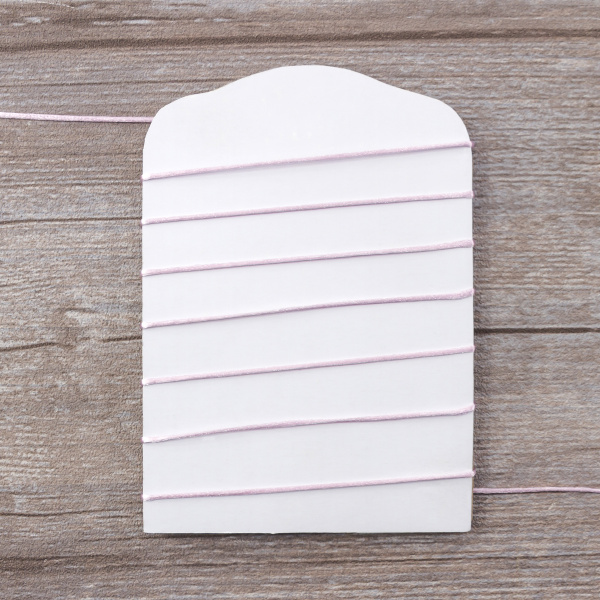 Шнур атласный SAFISA 1,5 мм, 25 м, цвет 05, розовый. Арт 470-05                  