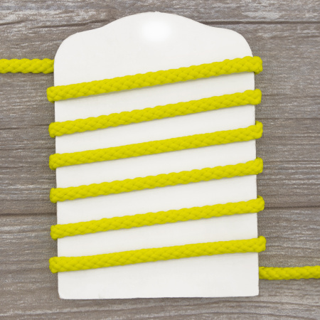 Шнур PEGA полиэстровый, цвет лимонный, 6,0 мм. Арт 842949700L4241