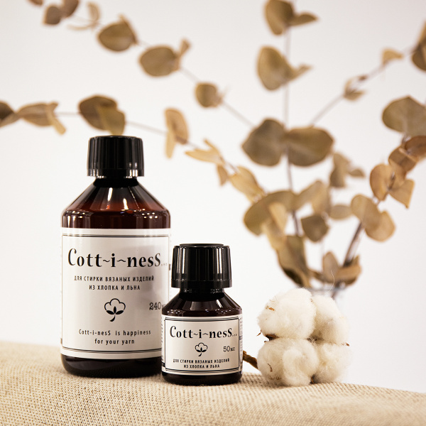 Средство "COTT~I~NESS" для стирки изделий из хлопка и льна, 240 мл. Арт 003240