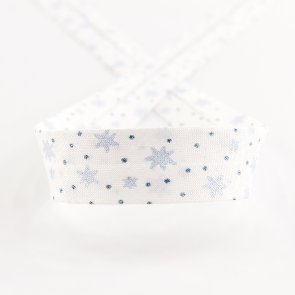 Косая бейка с рисунком SAFISA, арт.6594, 20 мм, 20 м, цвет 02. Арт 6594-20мм-02