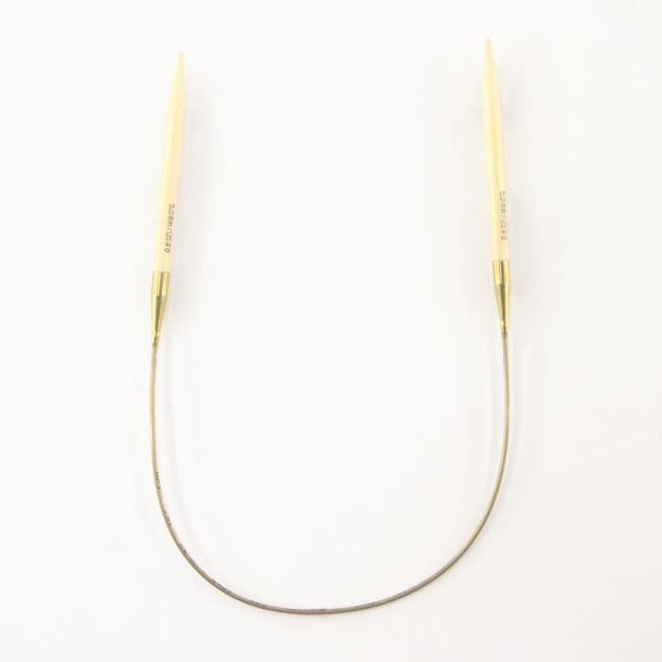 Спицы, круговые, бамбук addiNature BAMBOO №5, 40 см. Арт 555-7/5-40
