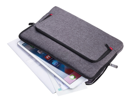 Портфельная сумка на молнии TROIKA для документов, файлов, ноутбука, планшета (до 13 ''). Арт IPC70/GY