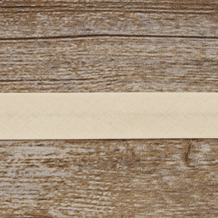 Косая бейка хлопок, 20 мм, 25 м, цвет 83, цвет чайная роза. Арт 6600-20мм-83