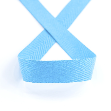 Тесьма киперная SAFISA, 15 мм, 25 м, цвет 16, голубой. Арт 30270-15мм-16
