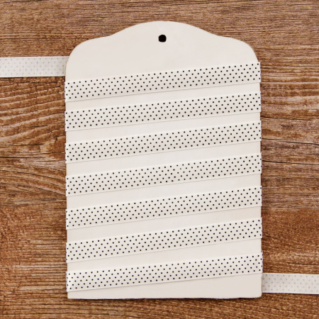 Лента в рулоне для скрап-проектов, цвет белый. Арт ANT378401