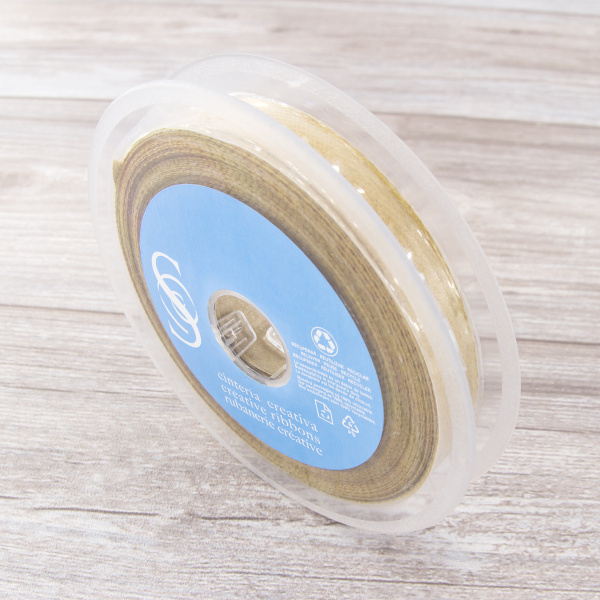 Тесьма киперная SAFISA, 15 мм, 25 м, цвет 54, горчичный. Арт 30270-15мм-54