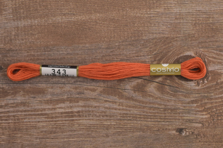 Мулине COSMO однотонный цвет  343       . Арт 25-6/343       