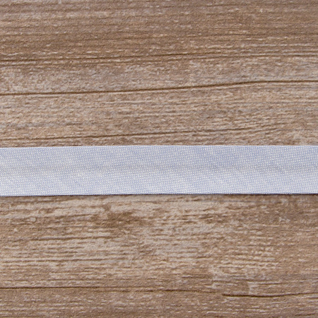 Косая бейка хлопок, 20 мм, 20 м, цвет 65, цвет серо-голубой. Арт 6570-20мм-65