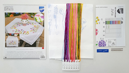 Набор для вышивания скатерти "Весенние цветы" . Арт PN-0199588