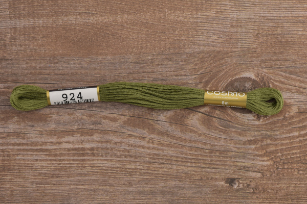 Мулине COSMO однотонный цвет  924       . Арт 25-6/924       