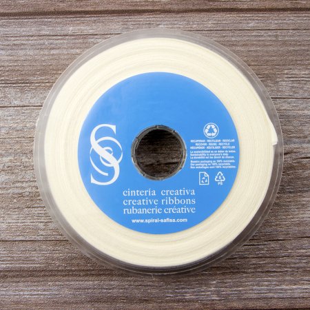 Косая бейка хлопок, 20 мм, 20 м, цвет 56, 056 кремовый. Арт 6598-20мм-56