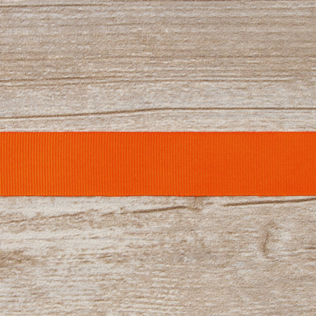 Лента репсовая SAFISA, 25 мм, 25 м, цвет 61 алый. Арт 350-25мм-61