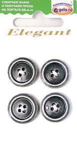 Пуговицы ELEGANT.арт.14807-18-BLACK/4