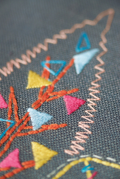 Набор для вышивания подушки "Стилизованные деревья". Арт PN-0156056