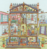 Набор для вышивания "Cut Thru' Dolls House". Арт XCT39